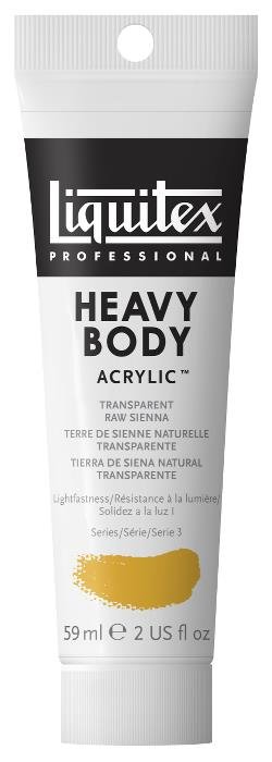 Liquitex Heavy Body 59ml Transparent Raw Sienna - theartshop.com.au
