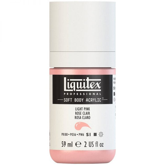 Liquitex Soft Body 59ml Light Pink - theartshop.com.au