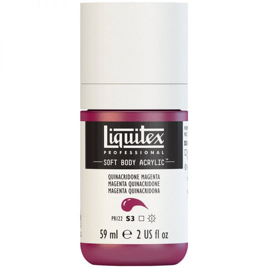 Liquitex Soft Body 59ml Quinacridone Magenta - theartshop.com.au