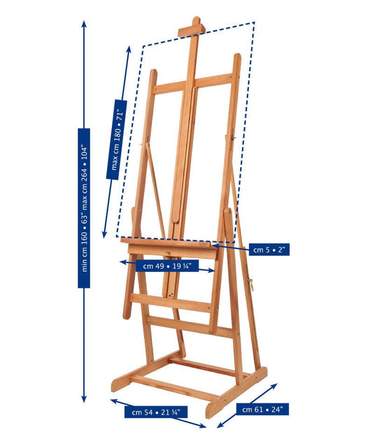 Mabef M/08 Studio Easel - theartshop.com.au