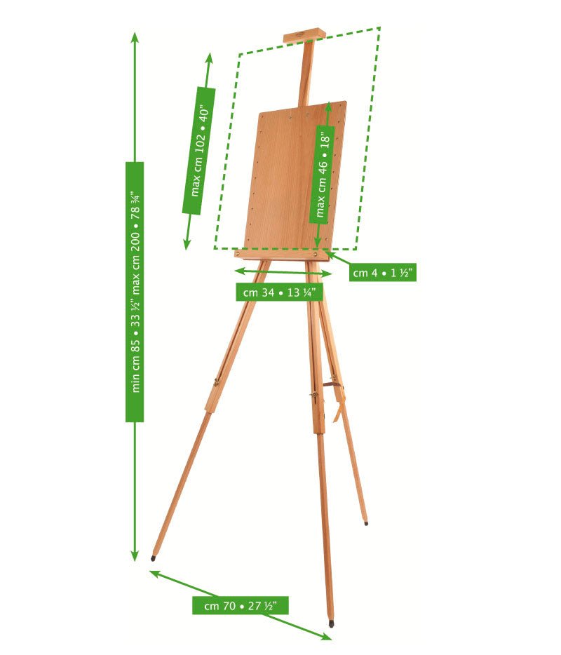 Mabef M/26 Folding Easel - theartshop.com.au