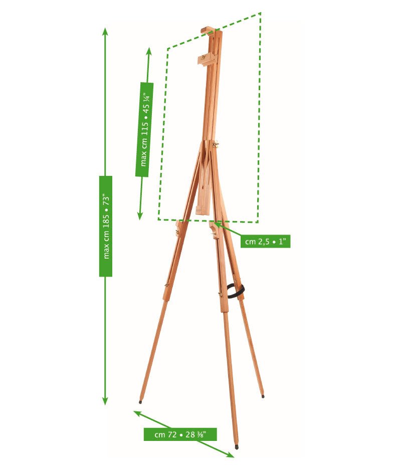 Mabef M/29AL Tripod Easel - theartshop.com.au