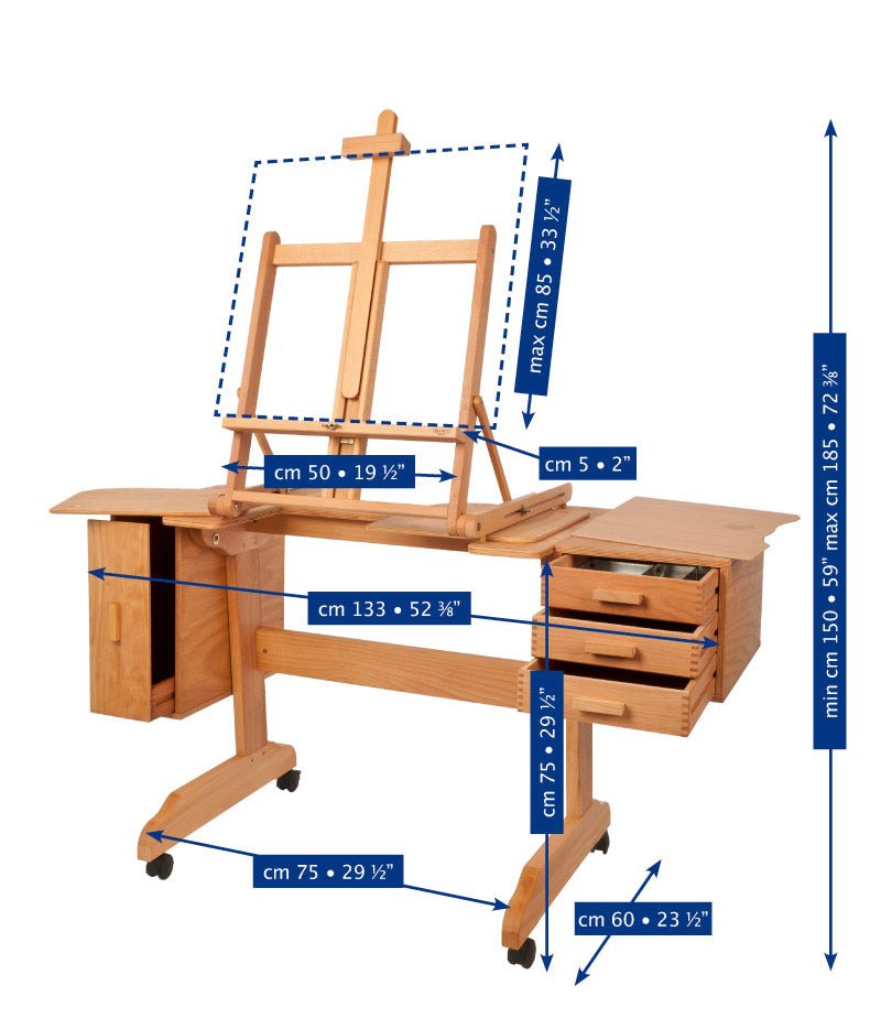 Mabef M/30 Painting Workstation - theartshop.com.au