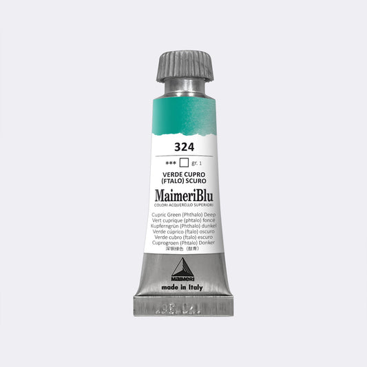 Maimeri Blu W/C 12ml 324 Cupric Green Deep - theartshop.com.au