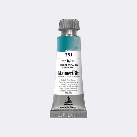 Maimeri Blu W/C 12ml 381 Cobalt Blue Greenish - theartshop.com.au