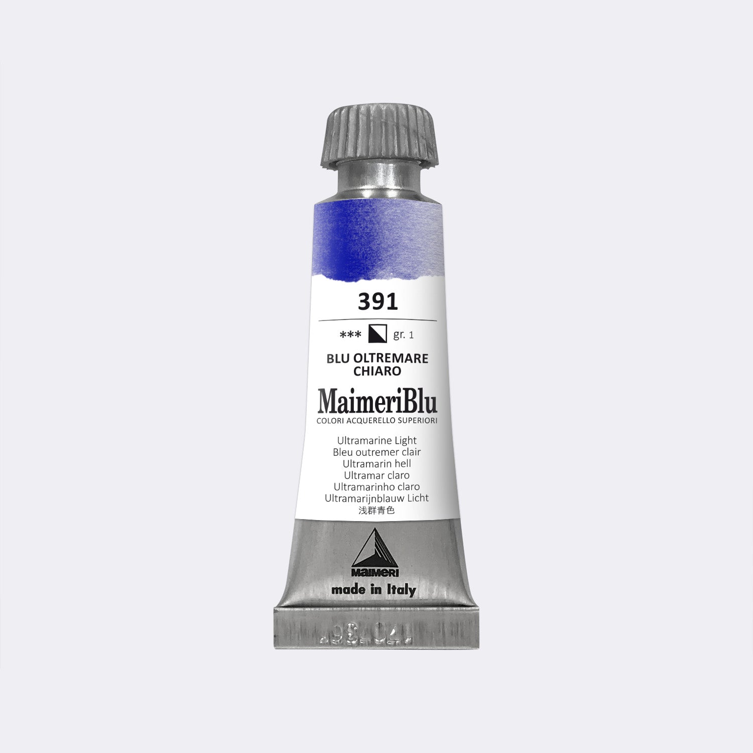 Maimeri Blu W/C 12ml 391 Ultramarine Light - theartshop.com.au