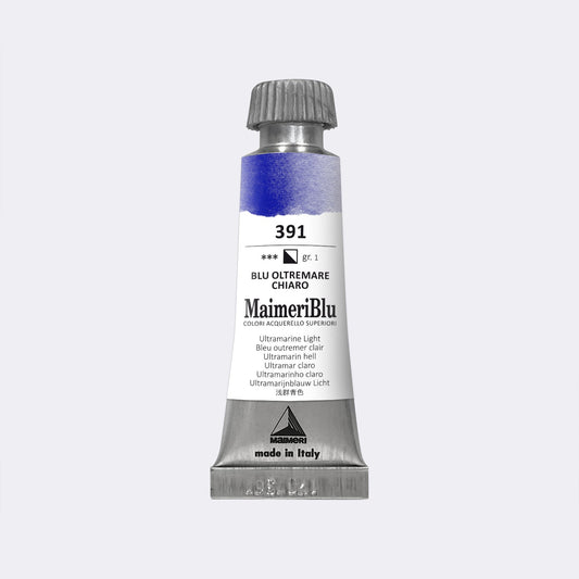 Maimeri Blu W/C 12ml 391 Ultramarine Light - theartshop.com.au