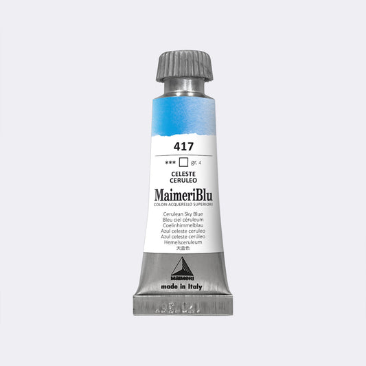 Maimeri Blu W/C 12ml 417 Cerulean Sky Blue - theartshop.com.au