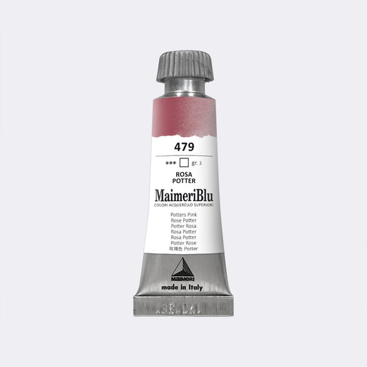 Maimeri Blu W/C 12ml 479 Potters Pink - theartshop.com.au