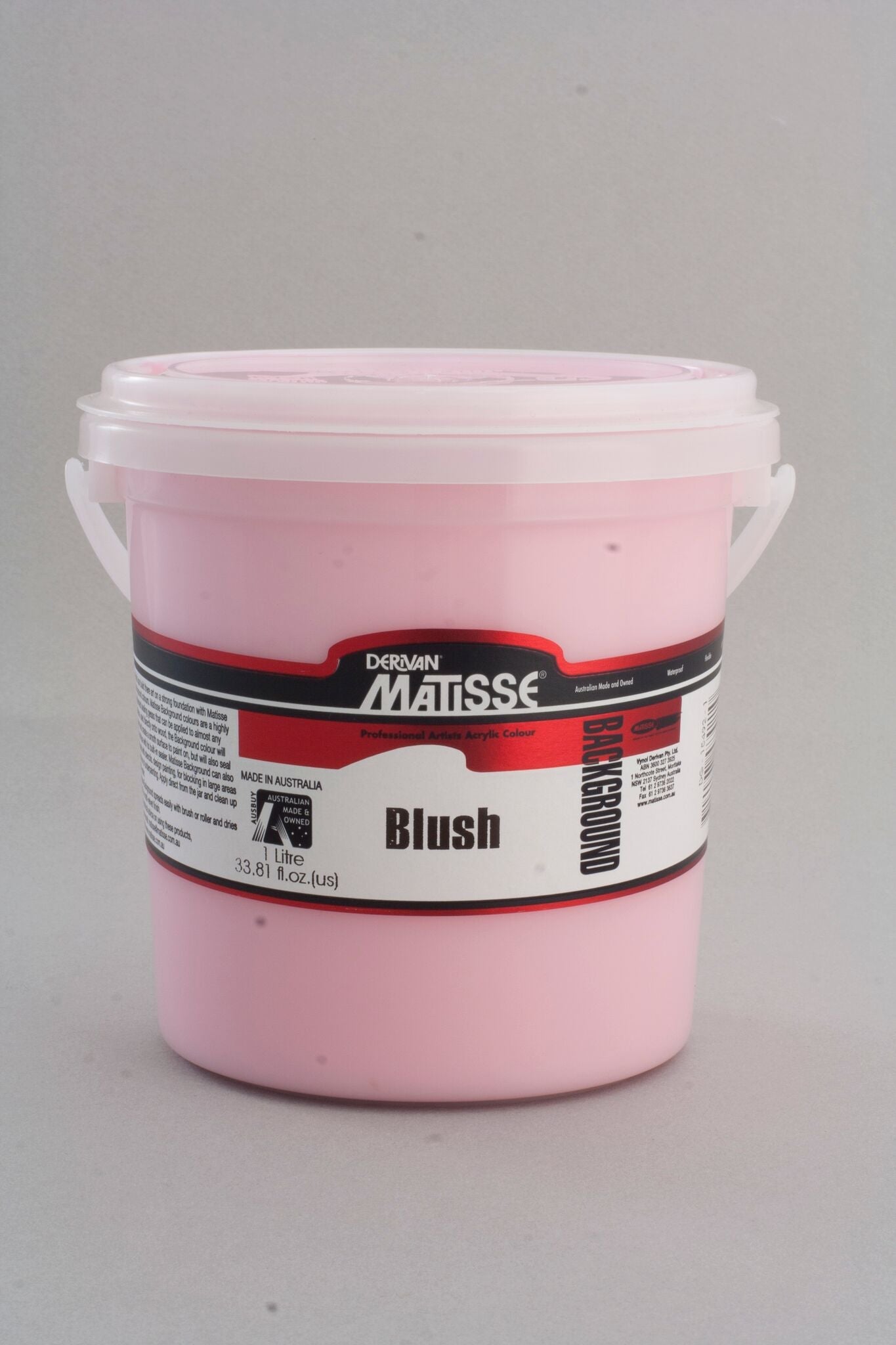 Matisse Background 1 Litre Blush Pink - theartshop.com.au