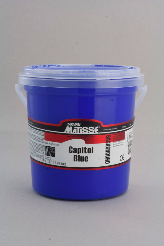 Matisse Background 1 Litre Capitol Blue - theartshop.com.au