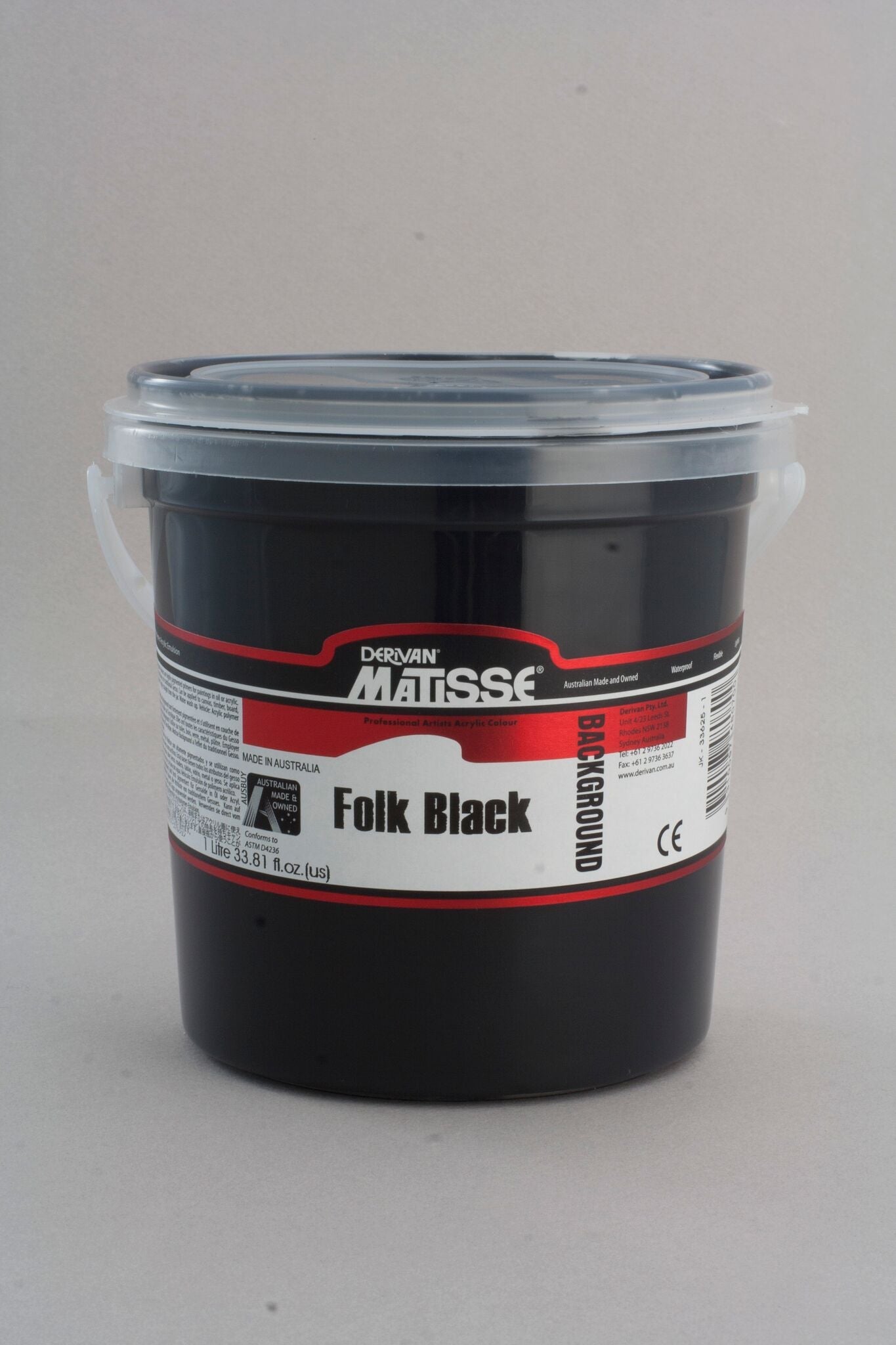 Matisse Background 1 Litre Folk Black - theartshop.com.au