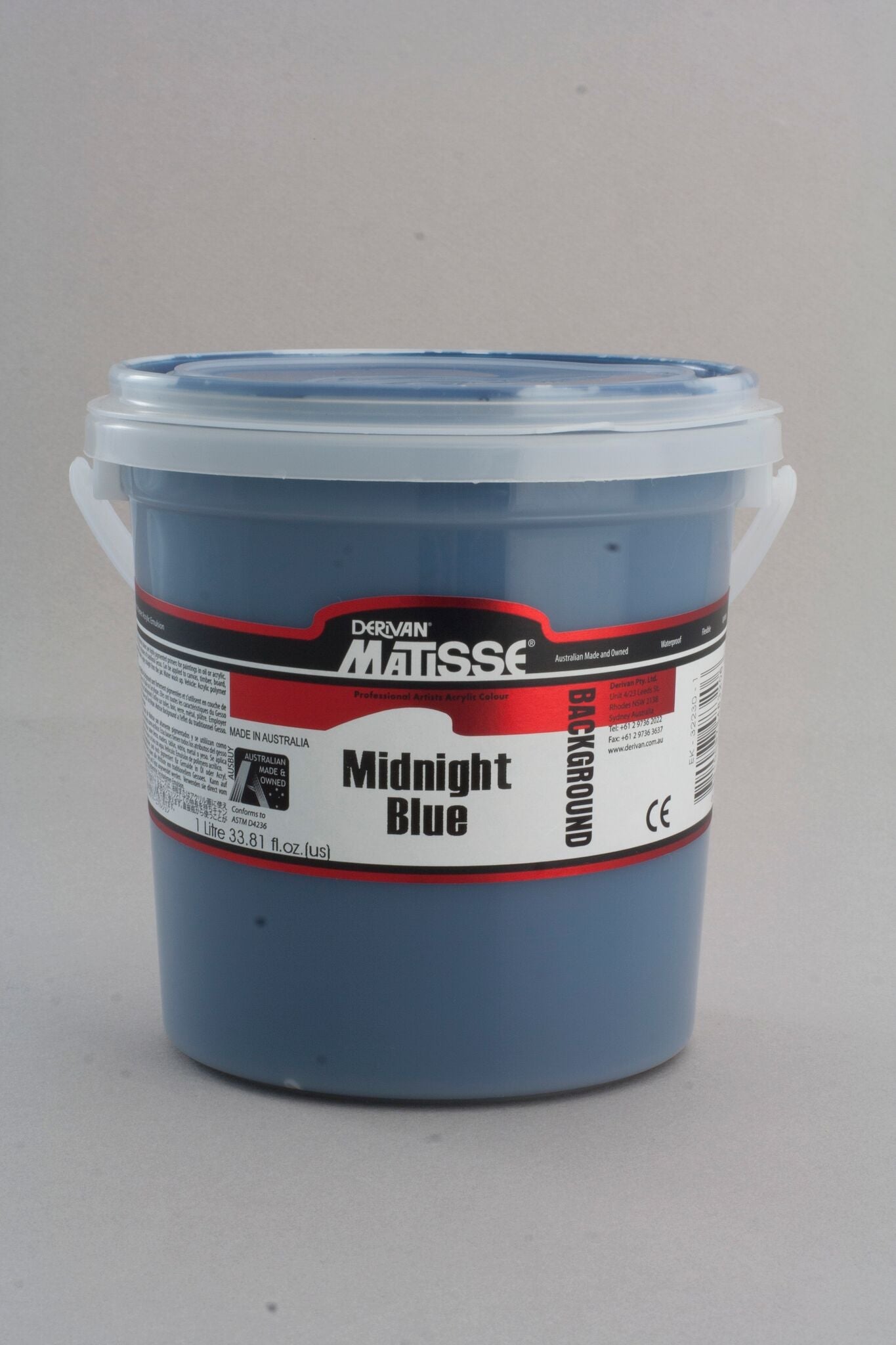 Matisse Background 1 Litre Midnight Blue - theartshop.com.au