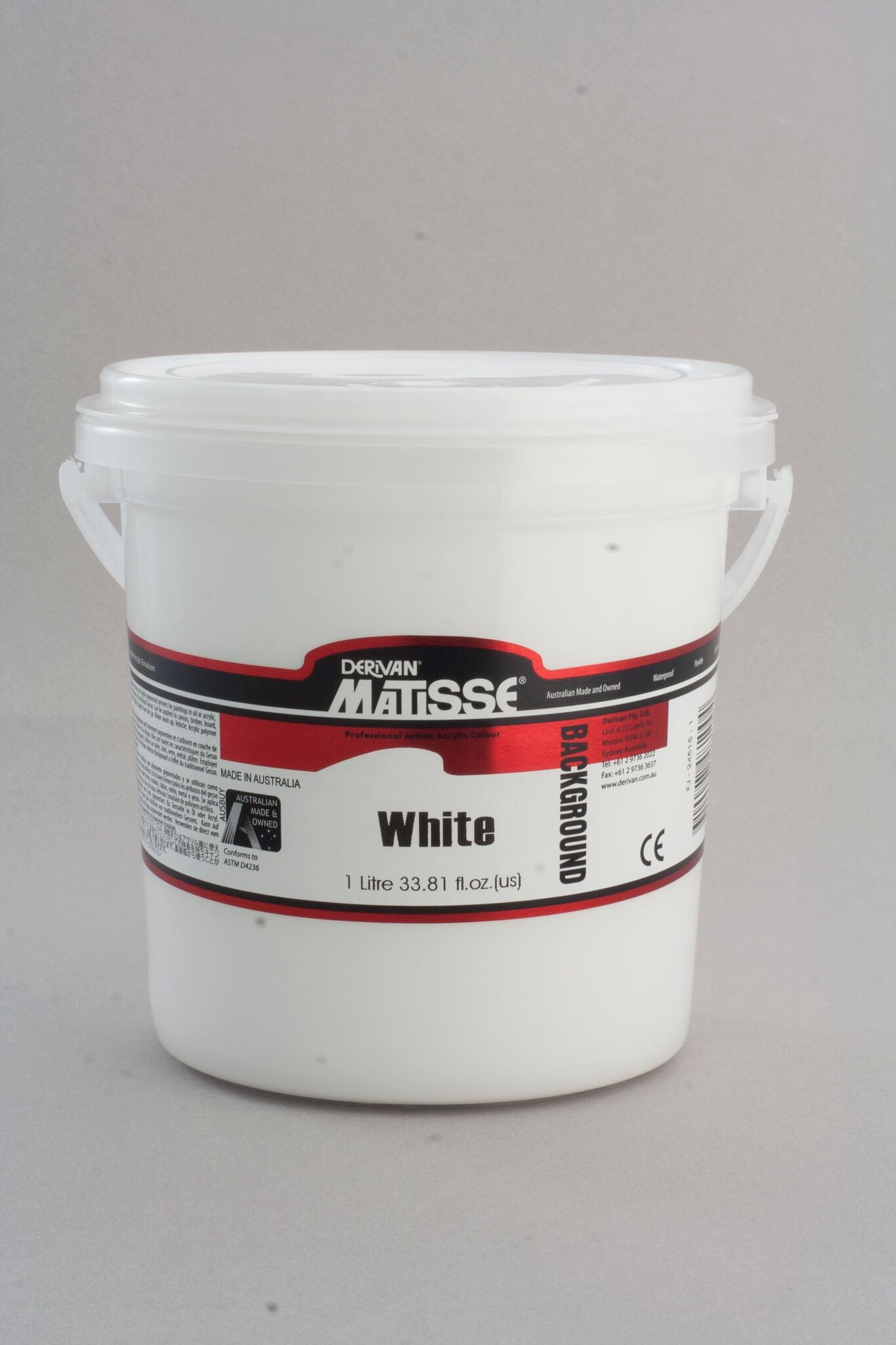 Matisse Background 1 Litre White - theartshop.com.au