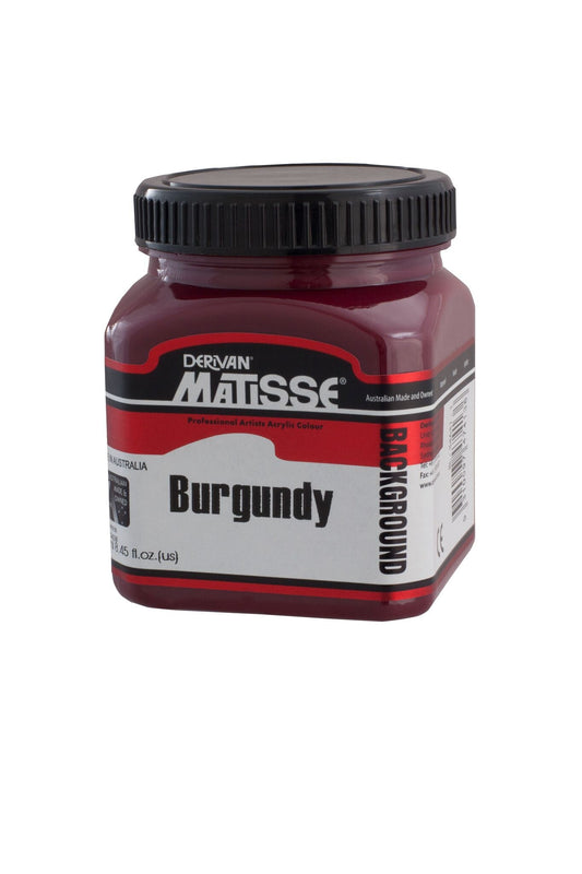 Matisse Background 250ml Burgundy - theartshop.com.au