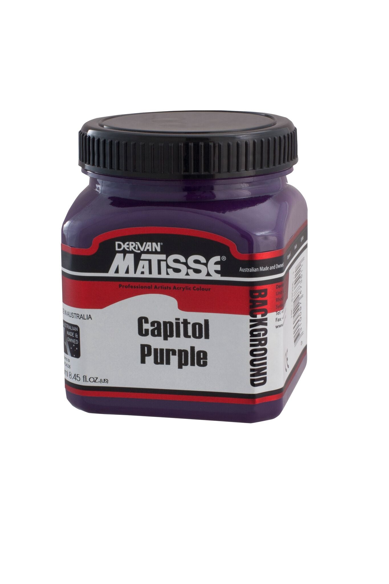 Matisse Background 250ml Capitol Purple - theartshop.com.au