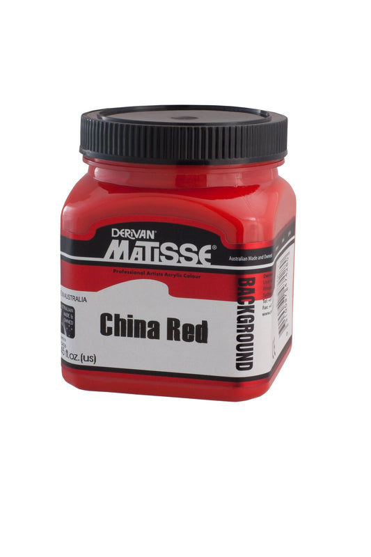 Matisse Background 250ml China Red - theartshop.com.au