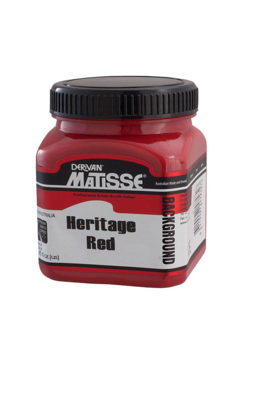 Matisse Background 250ml Heritage Red - theartshop.com.au