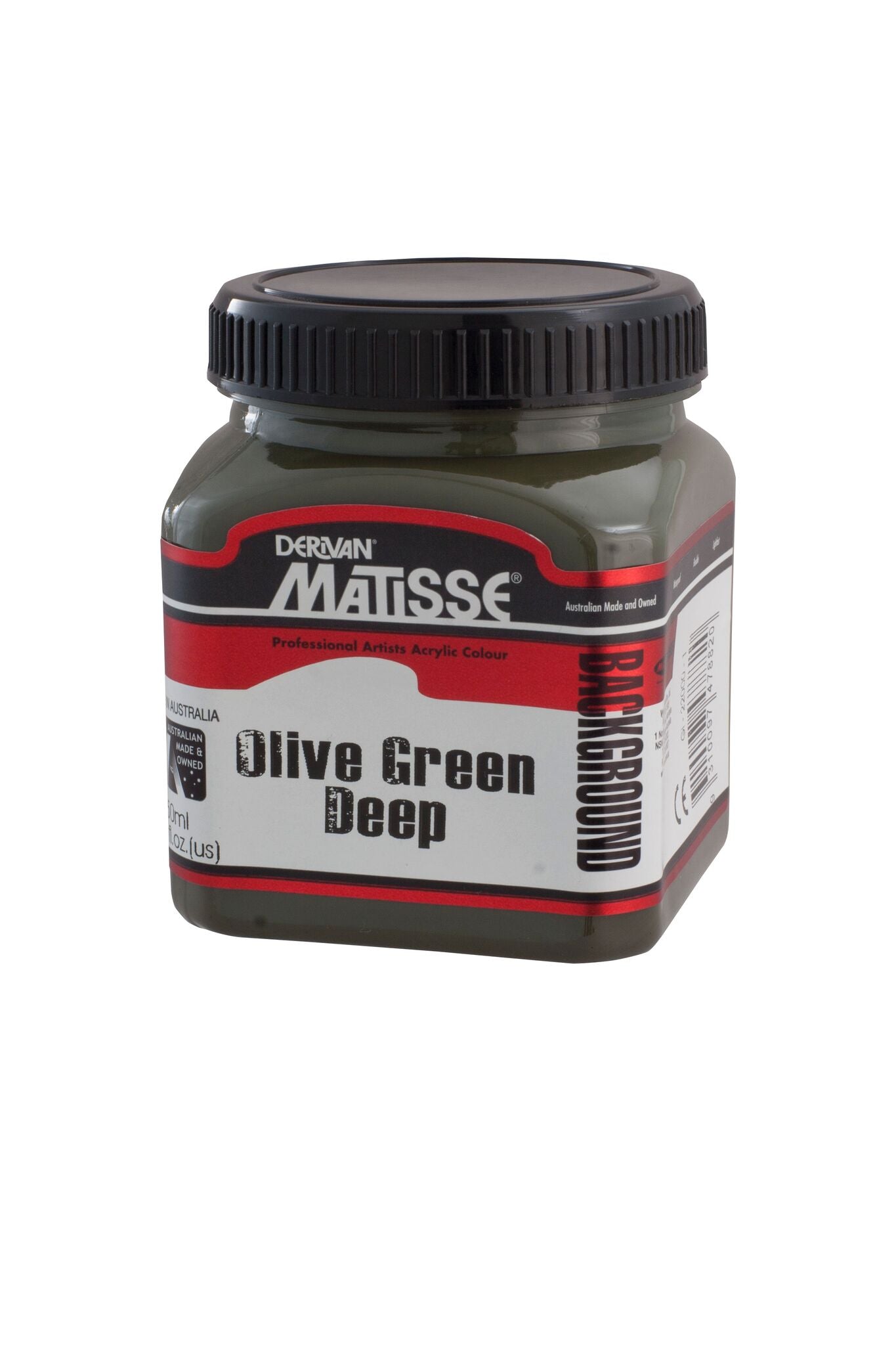 Matisse Background 250ml Olive Green Deep - theartshop.com.au
