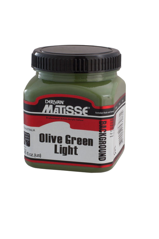 Matisse Background 250ml Olive Green Light - theartshop.com.au