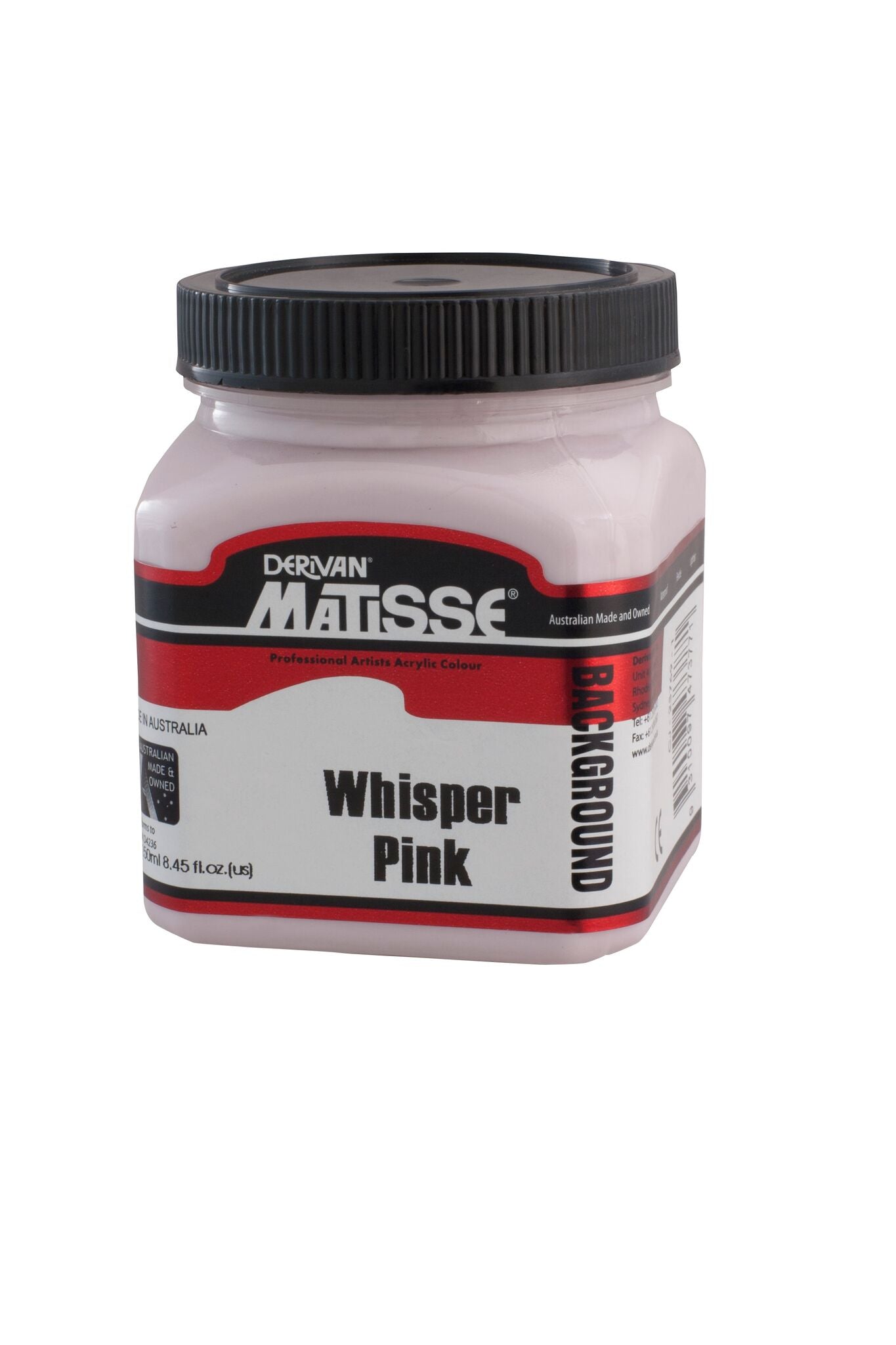Matisse Background 250ml Whisper Pink - theartshop.com.au