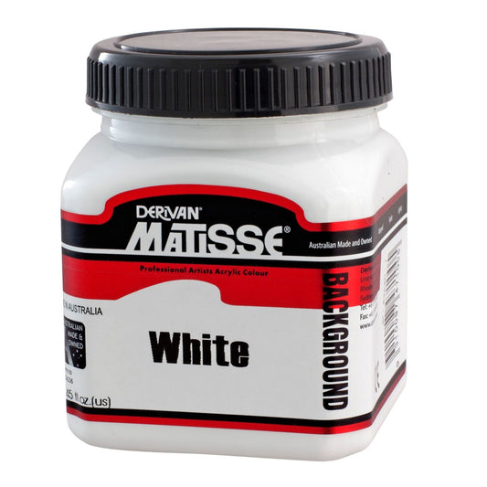 Matisse Background 250ml White - theartshop.com.au