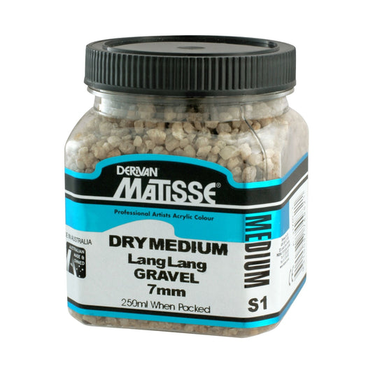 Matisse Dry Medium 250ml Lang Gravel 7mm - theartshop.com.au