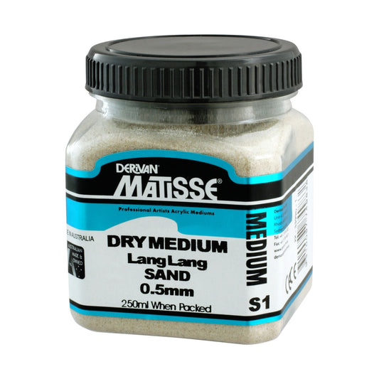 Matisse Dry Medium 250ml Lang Sand 0.5mm - theartshop.com.au