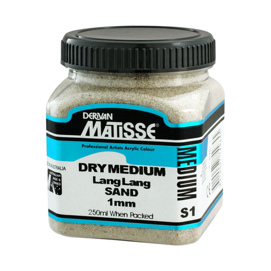 Matisse Dry Medium 250ml Lang Sand 1mm - theartshop.com.au