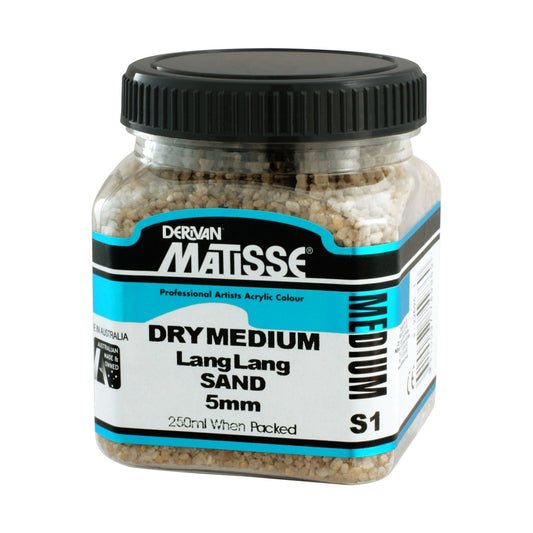 Matisse Dry Medium 250ml Lang Sand 5mm - theartshop.com.au