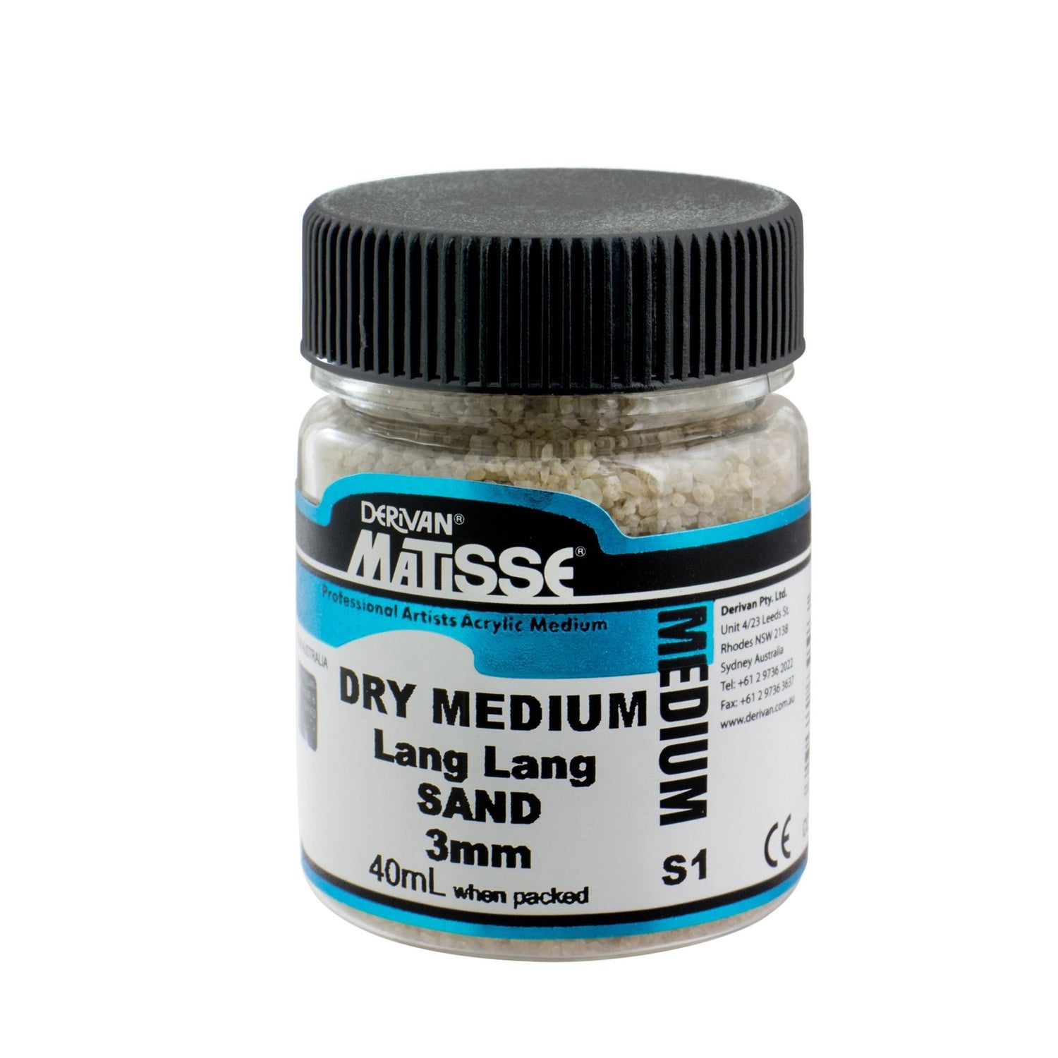 Matisse Dry Medium 40ml Lang Sand 3mm - theartshop.com.au