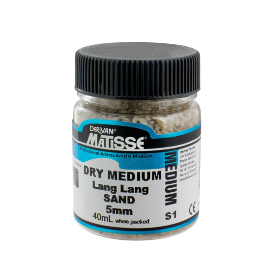 Matisse Dry Medium 40ml Lang Sand 5mm - theartshop.com.au
