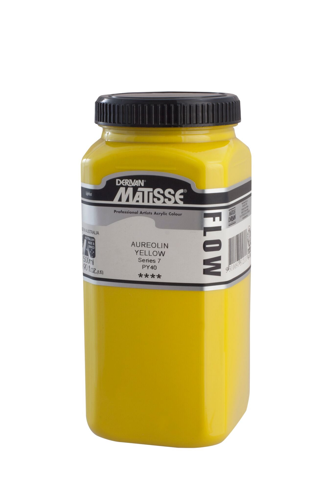 Matisse Flow 500ml Aureolin Yellow - theartshop.com.au