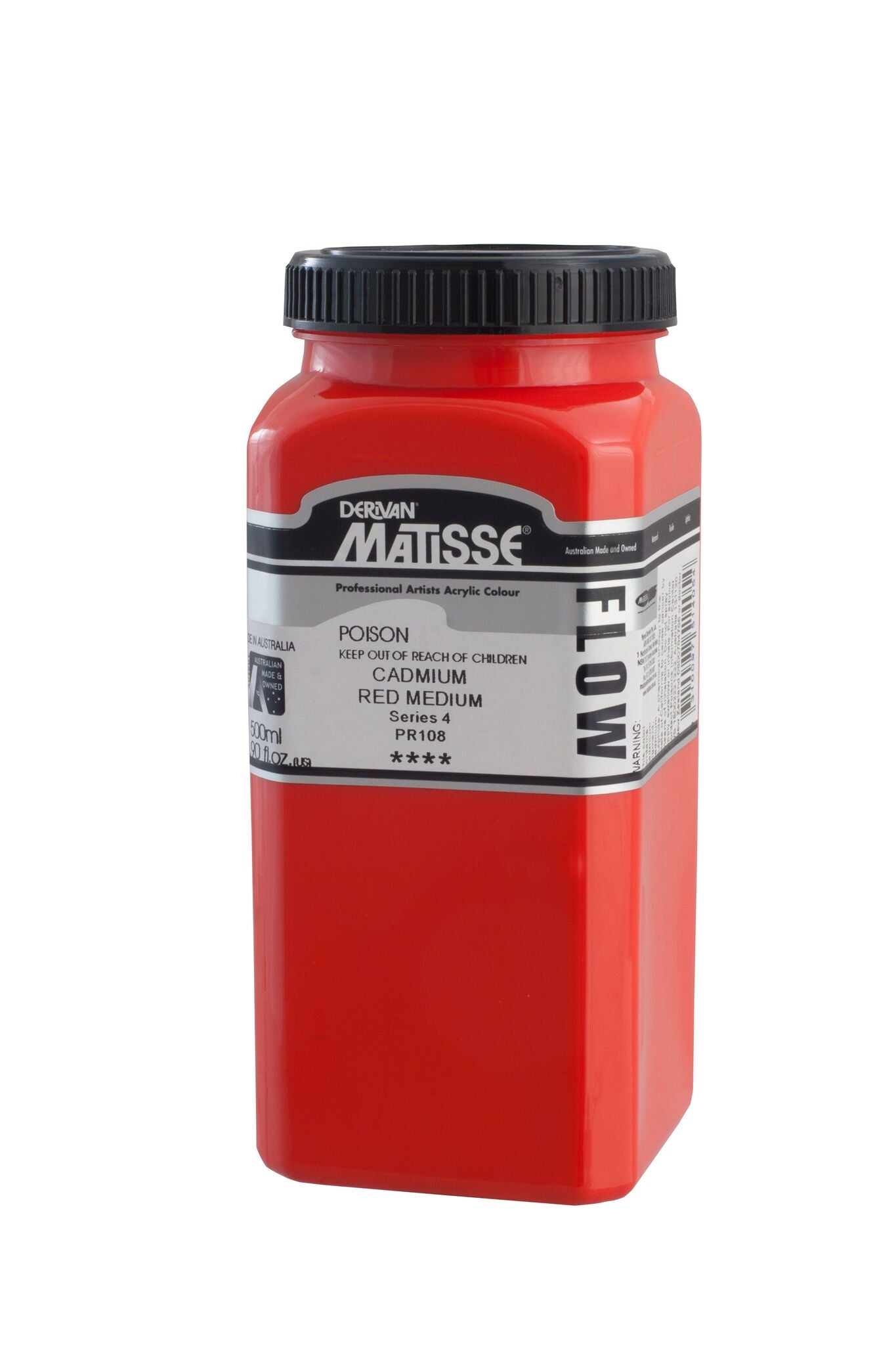 Matisse Flow 500ml Cadmium Red Medium - theartshop.com.au