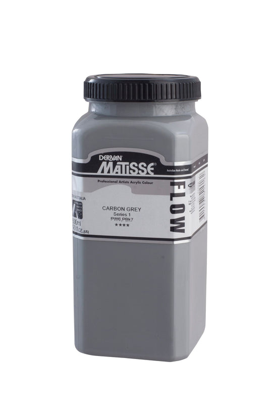 Matisse Flow 500ml Carbon Grey - theartshop.com.au