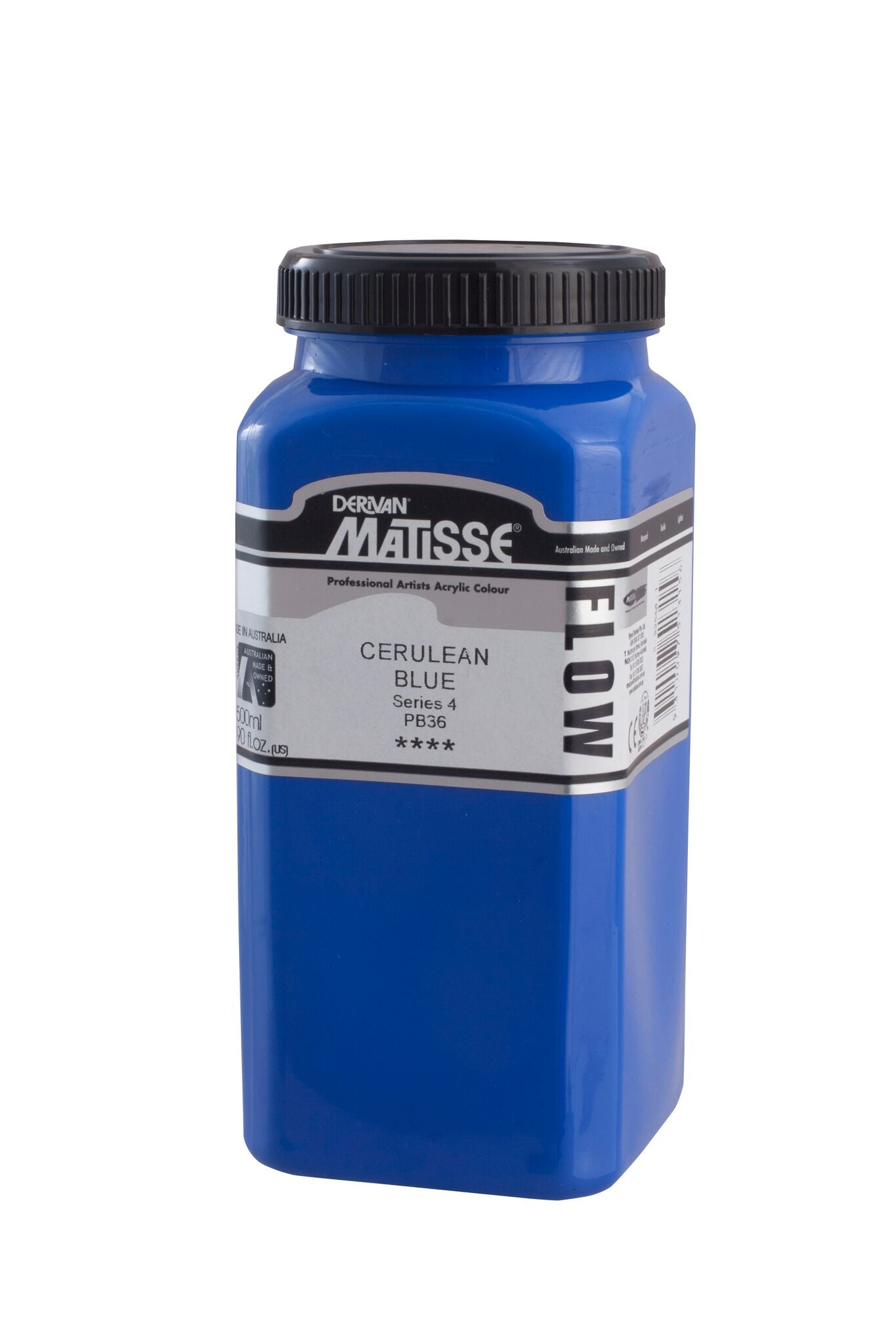 Matisse Flow 500ml Cerulean Blue - theartshop.com.au