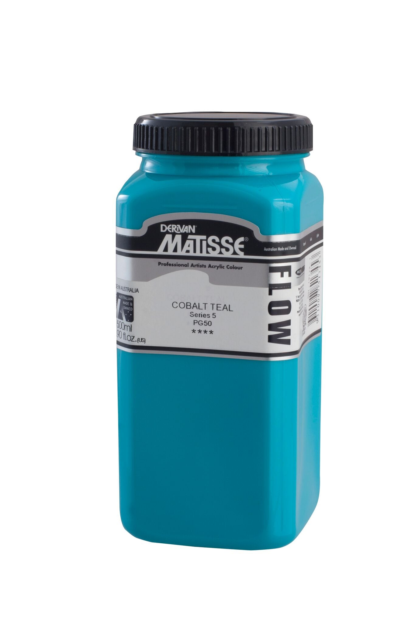 Matisse Flow 500ml Cobalt Teal - theartshop.com.au