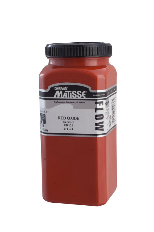 Matisse Flow 500ml Red Oxide - theartshop.com.au