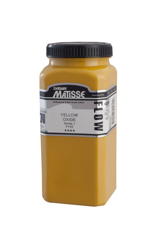 Matisse Flow 500ml Yellow Oxide - theartshop.com.au