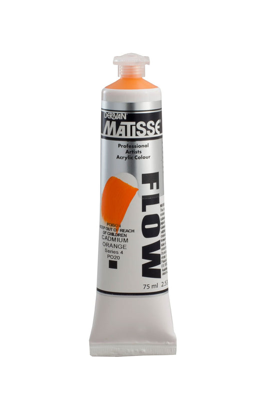 Matisse Flow 75ml Cadmium Orange - theartshop.com.au