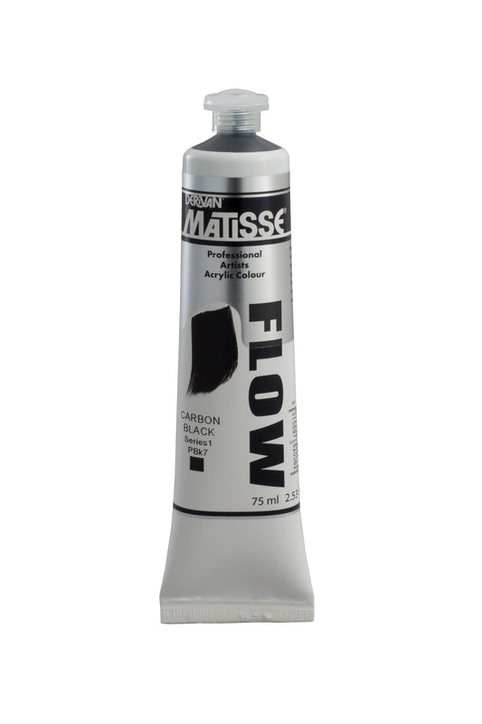 Matisse Flow 75ml Carbon Black - theartshop.com.au