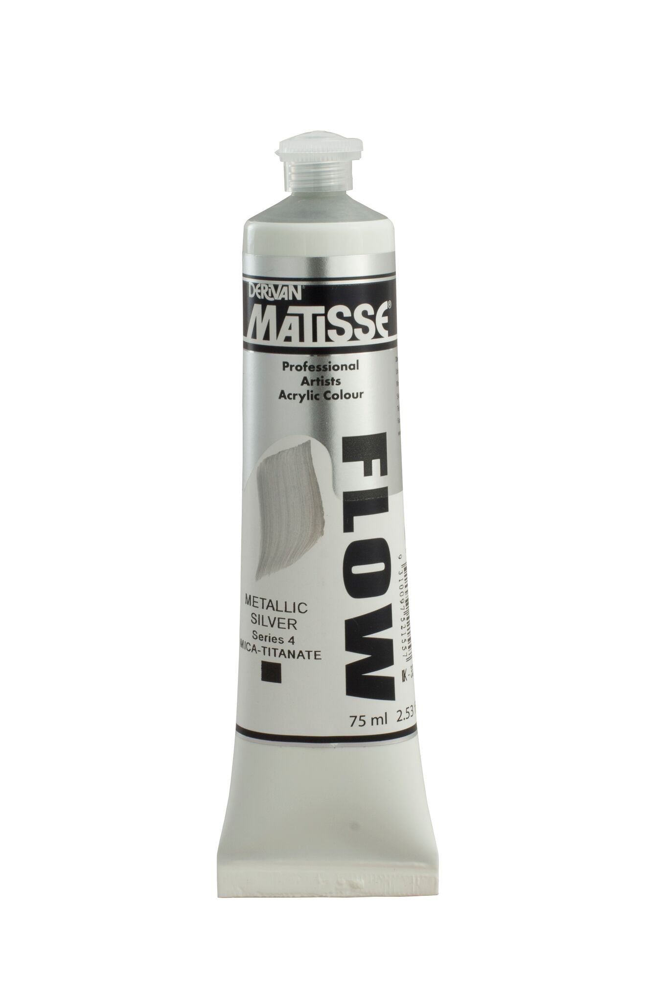 Matisse Flow 75ml Metallic Silver - theartshop.com.au