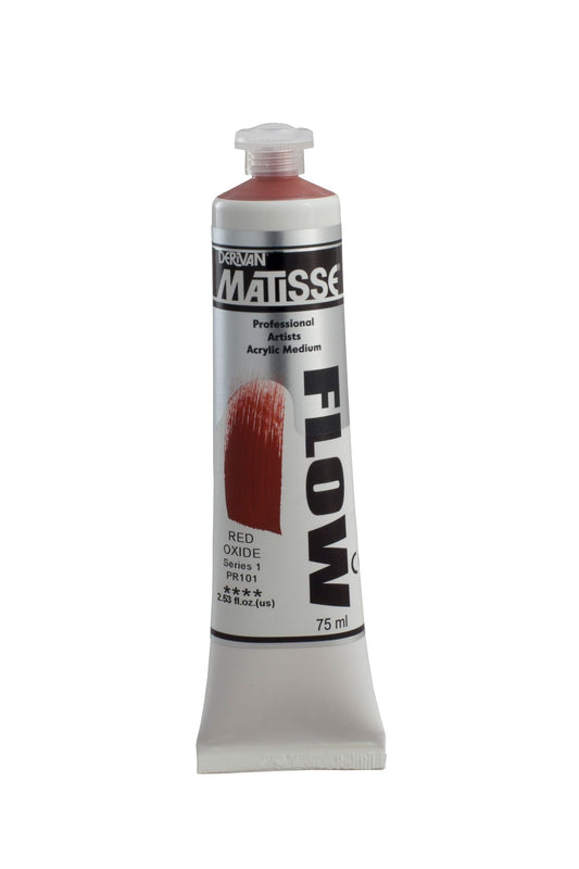 Matisse Flow 75ml Red Oxide - theartshop.com.au