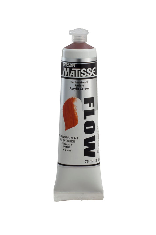 Matisse Flow 75ml Transparent Red Oxide - theartshop.com.au
