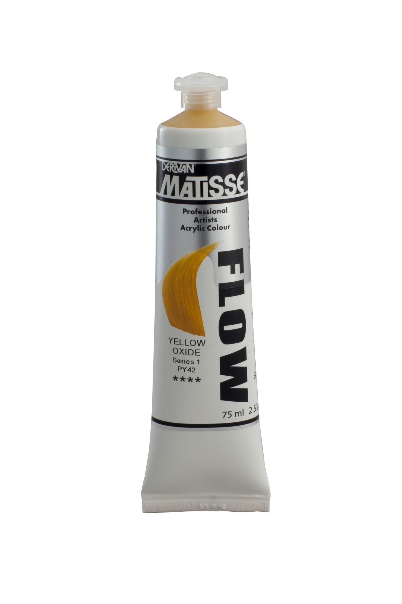 Matisse Flow 75ml Yellow Oxide - theartshop.com.au