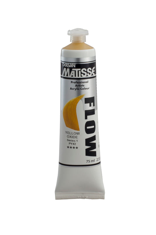Matisse Flow 75ml Yellow Oxide - theartshop.com.au