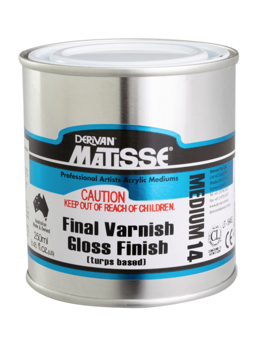 Matisse High Gloss Varnish (Turps Based) 250ml - theartshop.com.au