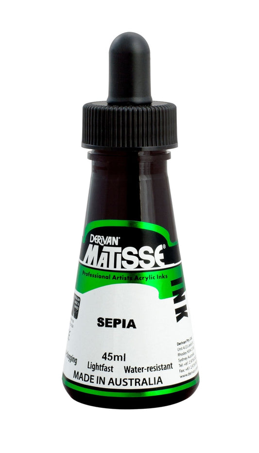 Matisse Ink 45ml Sepia - theartshop.com.au