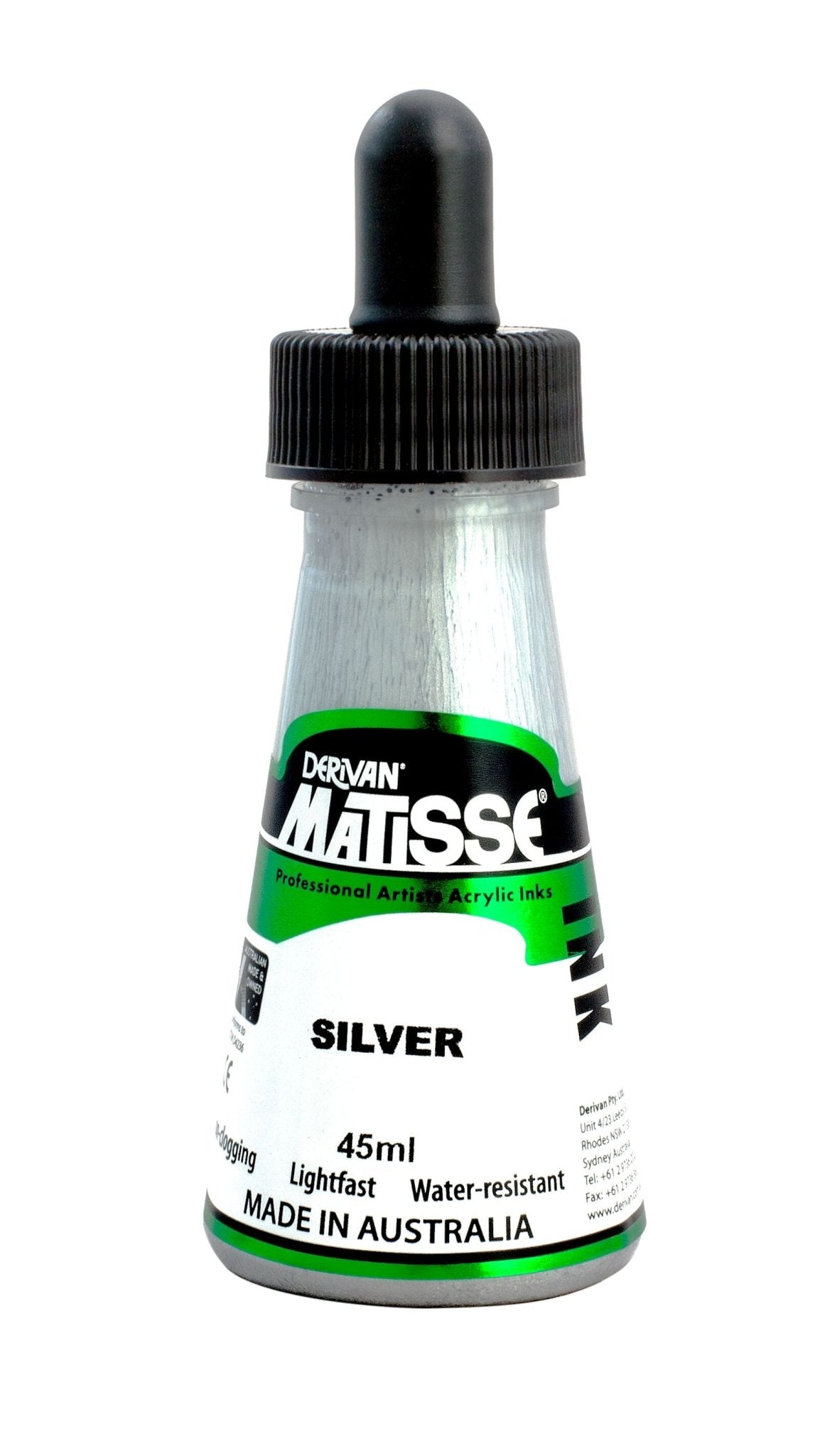 Matisse Ink 45ml Silver - theartshop.com.au