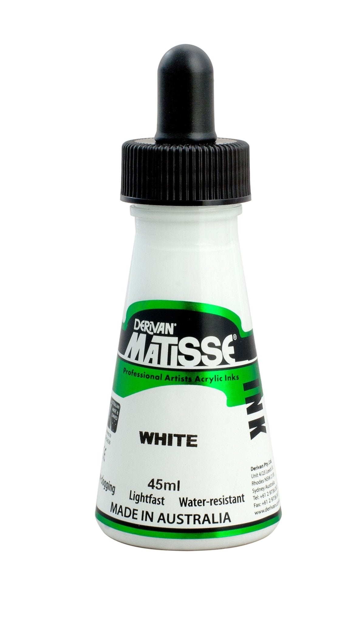 Matisse Ink 45ml White - theartshop.com.au